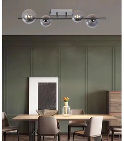 Lustră LED aplicată Wofi 7014-405W VILLA 4xG9/3W/230V negru