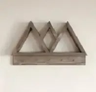 Raft de perete din lemn ,seria wood, Homs, natural, 42 x 25 x 6 cm,700135