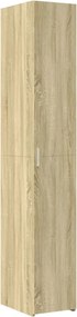 vidaXL Dulap înalt, stejar sonoma, 30x42,5x185 cm, lemn prelucrat