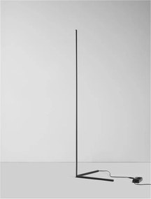 Lampadar LED design modern liniar V-LINE negru