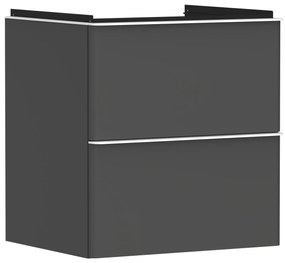 Hansgrohe Xelu Q dulap 58x49.5x60.5 cm sub chiuveta pe perete alb-gri 54024700