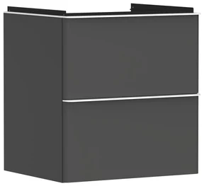 Hansgrohe Xelu Q dulap 58x49.5x60.5 cm sub chiuveta pe perete alb-gri 54024700