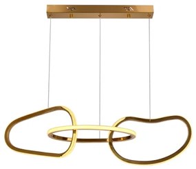 Candelabru LED ANNELI pe cablu, 30 W, 230 V, 80 cm, auriu