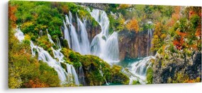 Tablou - Parcul Național Lacurile Plitvice (120x50 cm)