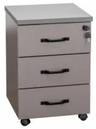 Dulap rollbox cu sertare si roti, culoare gri, 050-IS