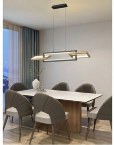 Lustră LED dimabilă pe cablu Wofi 7022-306 MATERA LED/30W/230V negru/maro