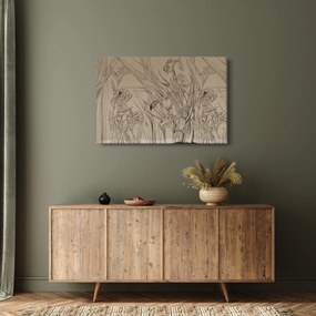 Tablou - Contururile plantelor (90x60 cm)