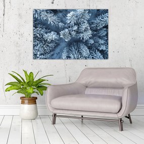 Tablou - Pădure înzăpezită (90x60 cm)