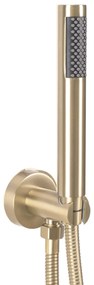 Set de duș incastrat Rea LUNGO Auriu Periat + BOX cu termostat