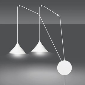 Suspensie Abramo 2 White 159/2 Emibig Lighting, Modern, E27, Polonia