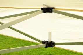 Cort de grădină foarfeca PROFI 3x3m șampanie