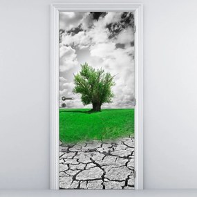 Fototapet pentru ușă - Natura în oraș (95x205cm)