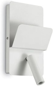 Aplica perete LED moderna reader directionabil cu port USB READ AP1 alba 176536