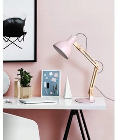 Lampă de masă 1 x E27, 40 W, 230 V, roz