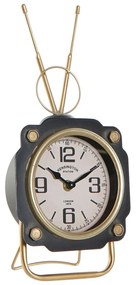 Ceas Old Times din metal negru 15.5x32 cm