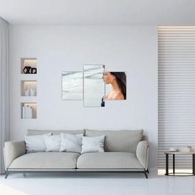 Tablou - Femeia la plajă (90x60 cm)