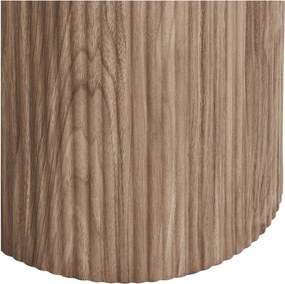 Măsuță auxiliară rotundă cu blat cu aspect de marmură ø 45 cm Athens – House Nordic