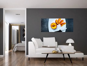 Tabloul cu piersică (120x50 cm)