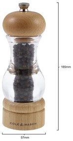Set de râșnițe pentru piper și sare BEECH 2 buc. fag 16,5 cm Cole&Mason