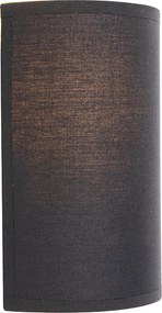 Lampă de perete modernă neagră și aurie - Simple Drum