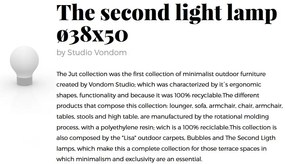 CORP DE ILUMINAT LED DECORATIV THE SECOND LIGHT 38cm