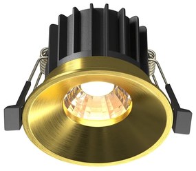 Spot LED incastrabil iluminat tehnic Round D-8cm auriu