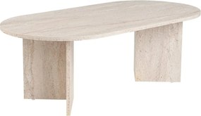 Masuta cafea SABLE, travertin, PAL, 119x60x40 cm