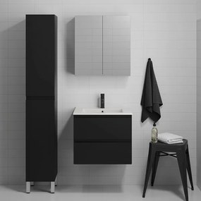 Dulap de baie cu lavoar KENWOOD 61 cm, negru