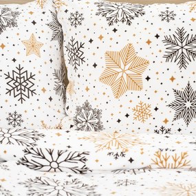 Lenjerie de pat din microflanel 4Home Golden Frost, 140 x 220 cm, 70 x 90 cm