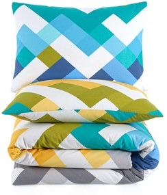 Lenjerie de pat din bumbac 4Home Chevron, 140 x 200 cm, 70 x 90 cm