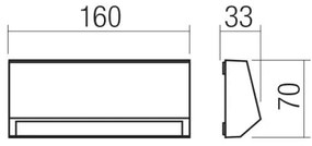 Redo 90679 - Lampă de orientare pentru exterior ANDER, LED/3W/230V 3000K IP65 antracit