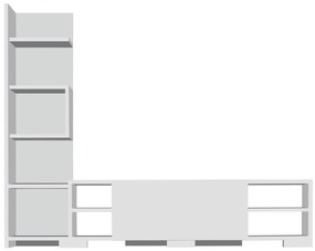 Mobilier living Perla set (Alb) . 1102463