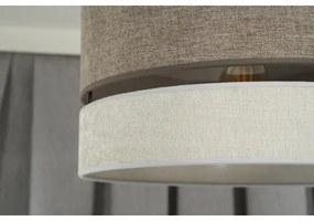 Lustră pe cablu Duolla DOUBLE 1xE27/15W/230V d. 40 cm maro/gri