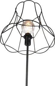 Lampă de podea neagră cu cadru Granny 35 cm reglabil - Parte