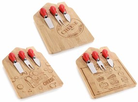 Set craciun 3 platouri lemn servire branzeturi 20x30 cm