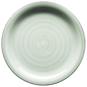 Farfurie întinsă Mäser Bel Tempo din ceramică, verde, 27 cm
