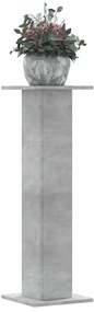 vidaXL Suport de plante, 2 buc., gri beton, 30x30x95 cm lemn prelucrat