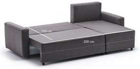 Canapea extensibilă Elnath (maro) (D). 1088021
