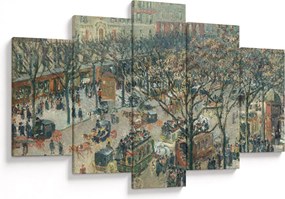 Tablou - Camille Pissarro, Boulevard des Italiens, Morning, Sunlight, reproducere (150x105 cm)
