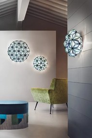 Aplica perete sau tavan design unicat realizata manual La Vie Large Blue