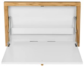 Masă de perete pliabilă Woodman Brenta, alb