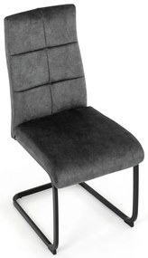 Set de scaune de sufragerie Vintage DCL-D1275GREY4, 4 buc