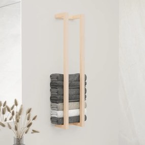 vidaXL Suport pentru prosoape, 23x18x110 cm, lemn masiv de pin