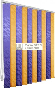Jaluzele verticale BEATA 9607/9614 portocaliu pal/mov