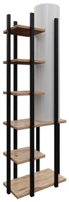 Lampadar cu rafturi MODA DOR 1xE27/40W/230V negru/maro