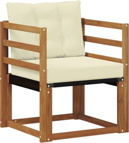 vidaXL Set de canapele de exterior Lemn solid de Acacia și Textilene