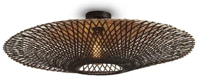 Plafoniera eco din bambus Kalimantan 87cm nat/bl