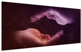 Tablou cu mâini (120x50 cm)