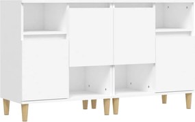 vidaXL Dulapuri, 2 buc, alb, 60x35x70 cm, lemn prelucrat