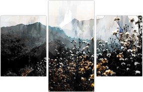 Tablou - Ilustrație de flori sălbatice (90x60 cm)